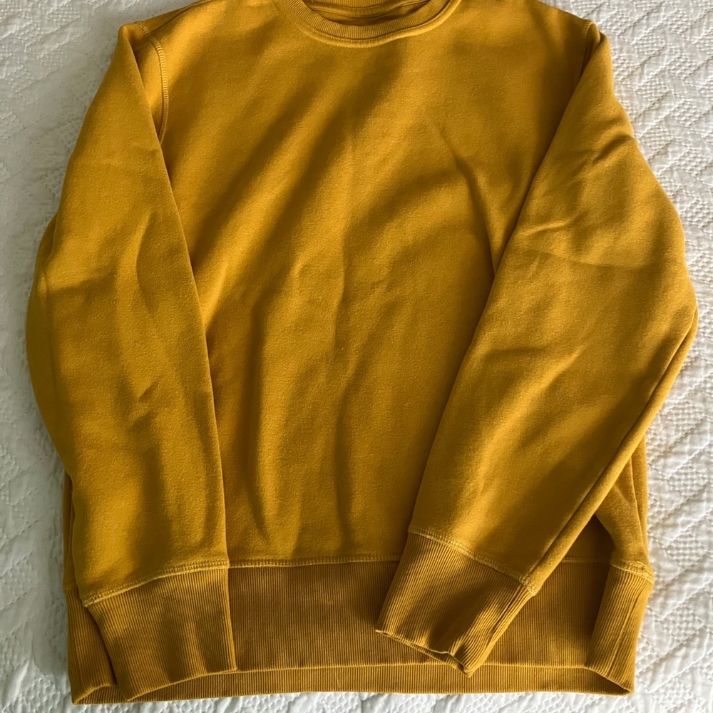 Amazon Essentials Yellow Crewneck Sweater